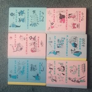 Set of vintage childrens books, includes 6 books, 1959
